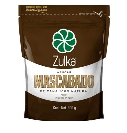 AZUCAR MASCABADA ZULKA 500 GR en Querétaro - Distribuidora Hermanos Rojas