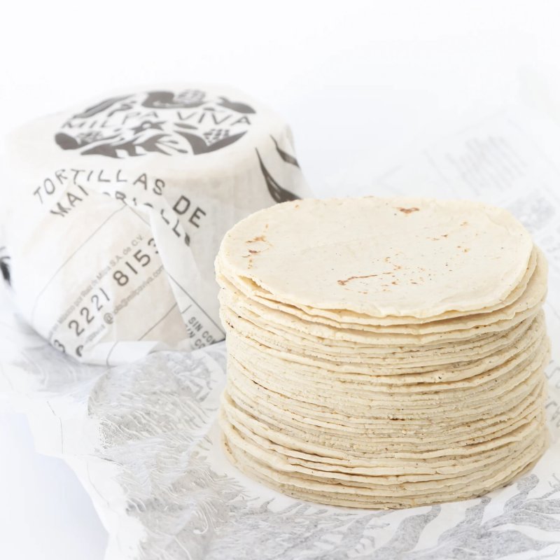 Tortillas de maíz nixtamalizado por kilogramo, producto fresco de Hermanos Rojas