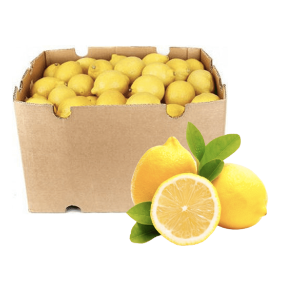 Limón eureka por caja (17kg aprox.) en Querétaro - Distribuidora Hermanos Rojas
