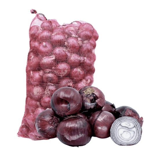 CEBOLLA MORADA SIN PELAR EN ARPILLA (25kg aprox.) en Querétaro - Distribuidora Hermanos Rojas