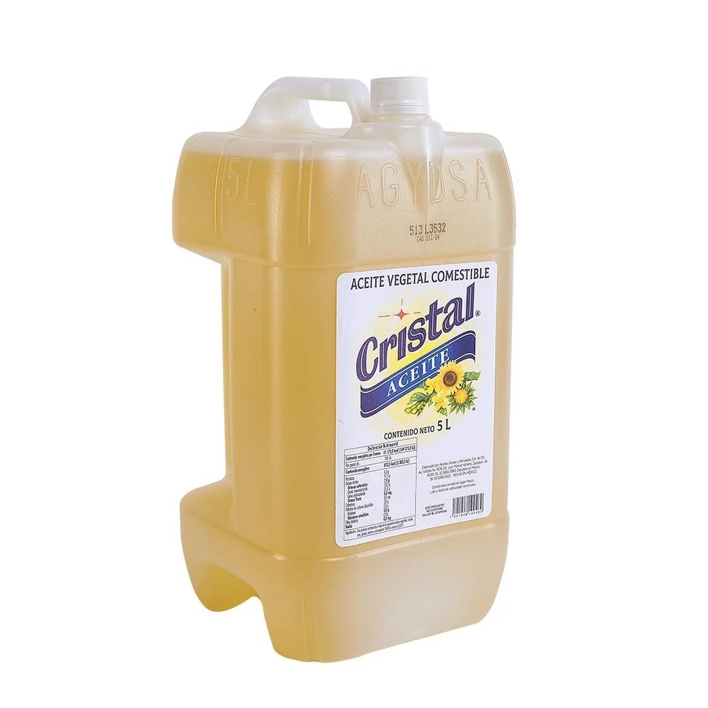 ACEITE CRISTAL 5 lt en Querétaro - Distribuidora Hermanos Rojas