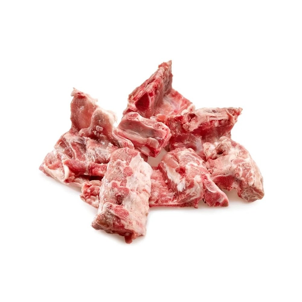 Espinazo de cerdo fresco con carne y hueso, ideal para guisados y mole de olla
