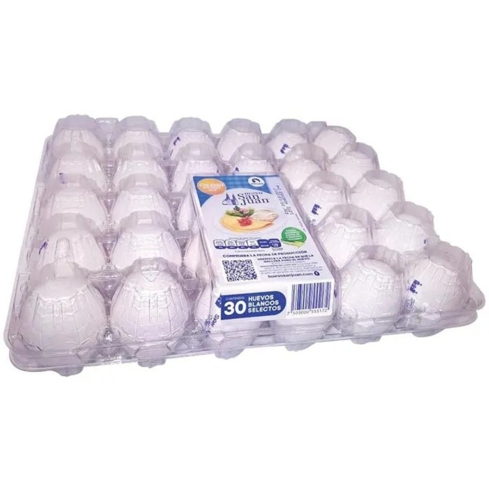 Huevo San Juan 30 piezas fresco calidad distribuidora Querétaro