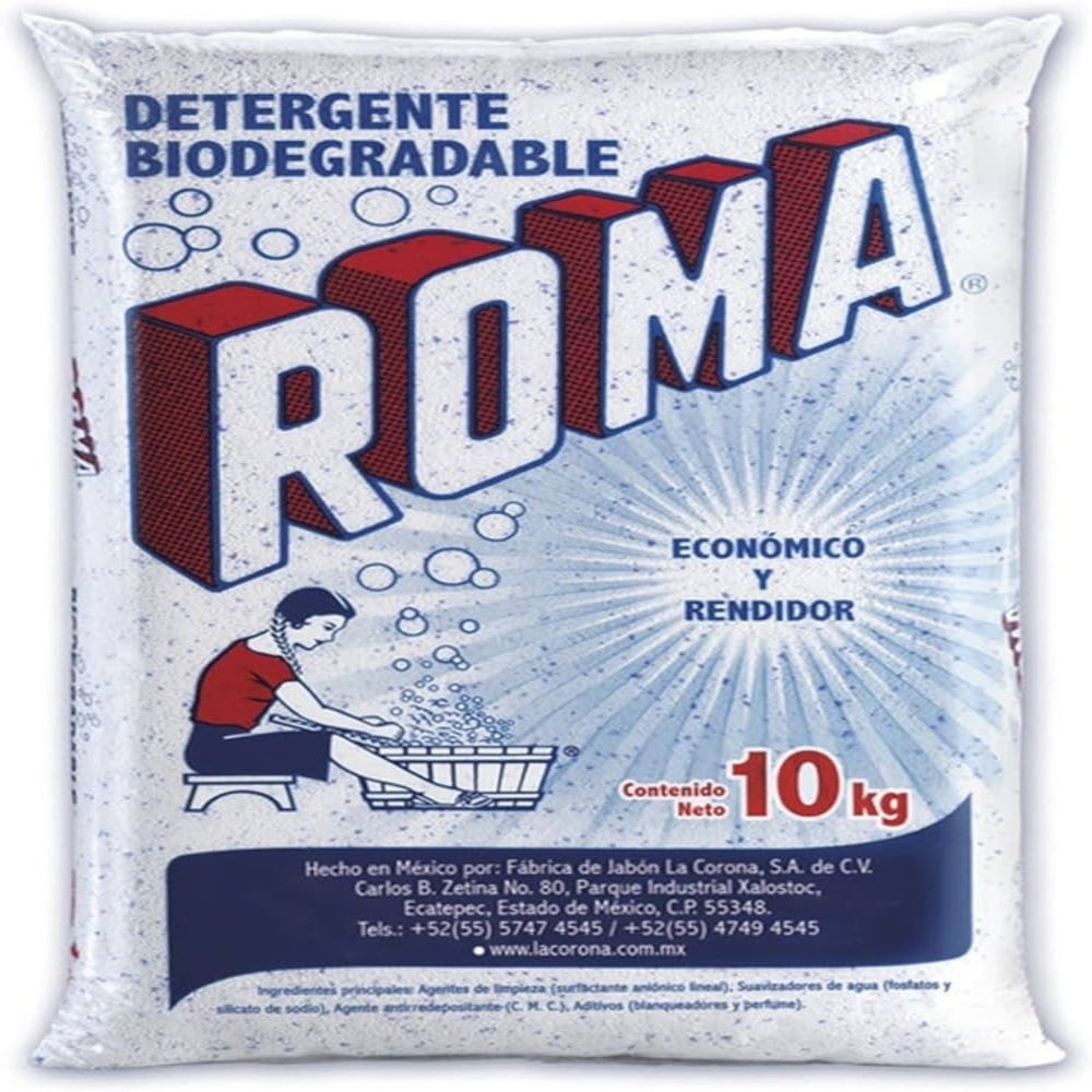 DETERGENTE ROMA 10 kg en Querétaro - Distribuidora Hermanos Rojas