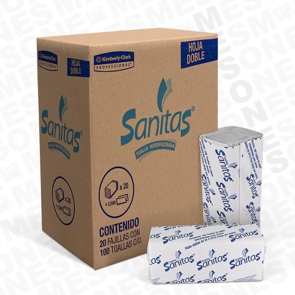 CAJA SANITAS 20 pzas en Querétaro - Distribuidora Hermanos Rojas